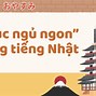 Chúc Bạn Ngủ Ngon Tiếng Nhật